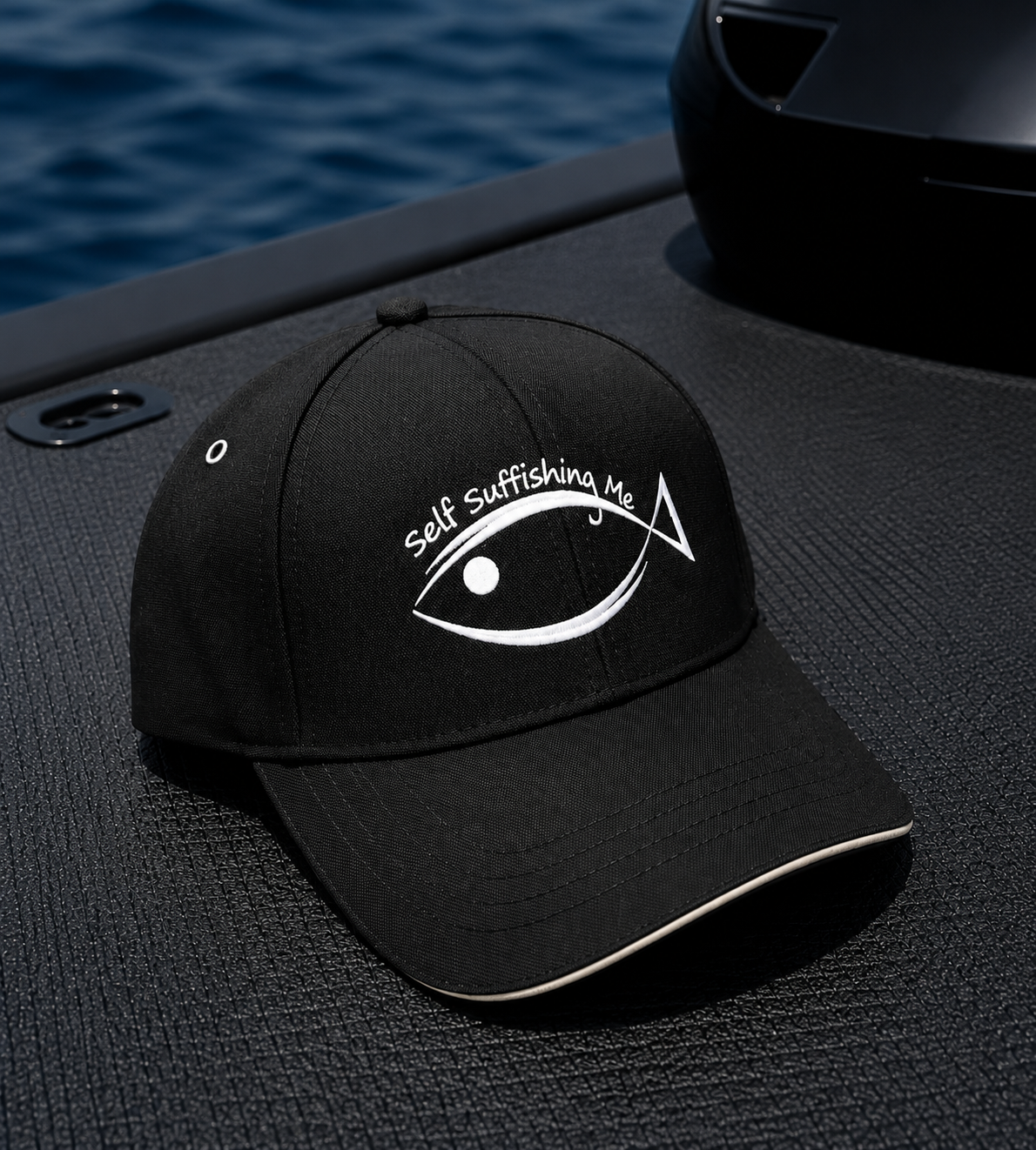 (NEW) Self Suffishing Me Fishing Cap